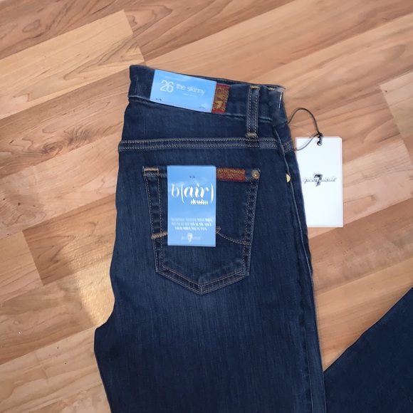 7 for all Mankind | Blair Denim The Skinny Size 26 - Picture 2 of 7
